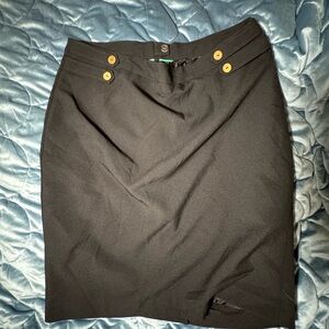 Dorothy Perkins Black Military Women's Pencil Skirt